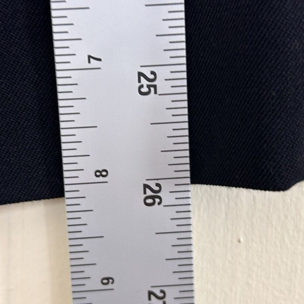 Vintage Jones New York 100% Pure Wool Size 8 Blue Skirt Pencil Lined Made USA - Picture 9 of 9